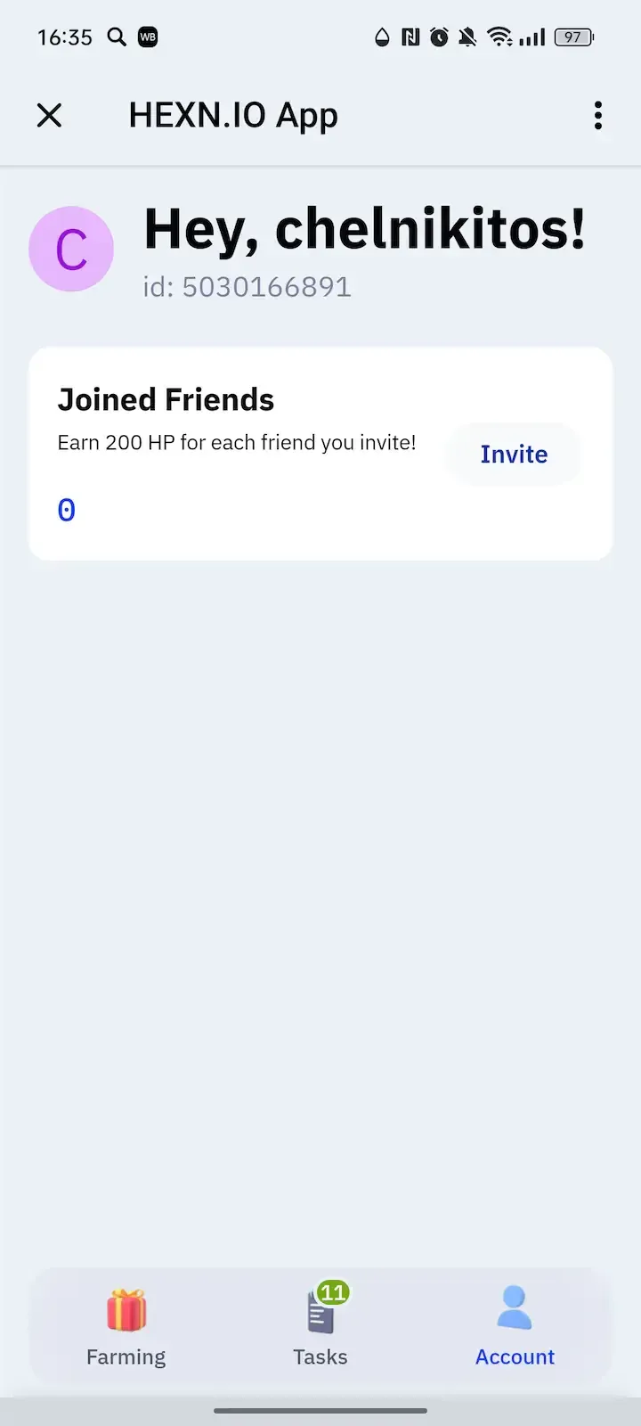HEXN.IO App — Screenshot 3