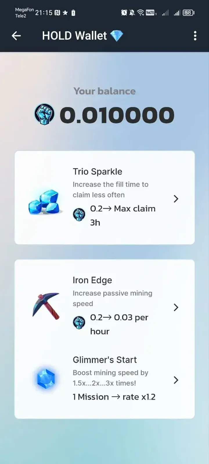 HOLD Wallet 💎 — Screenshot 4