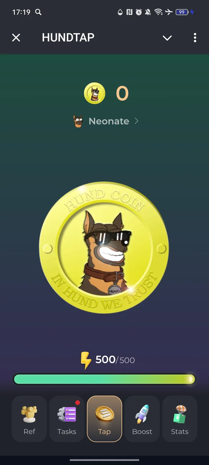 HUNDTAP — Screenshot 1