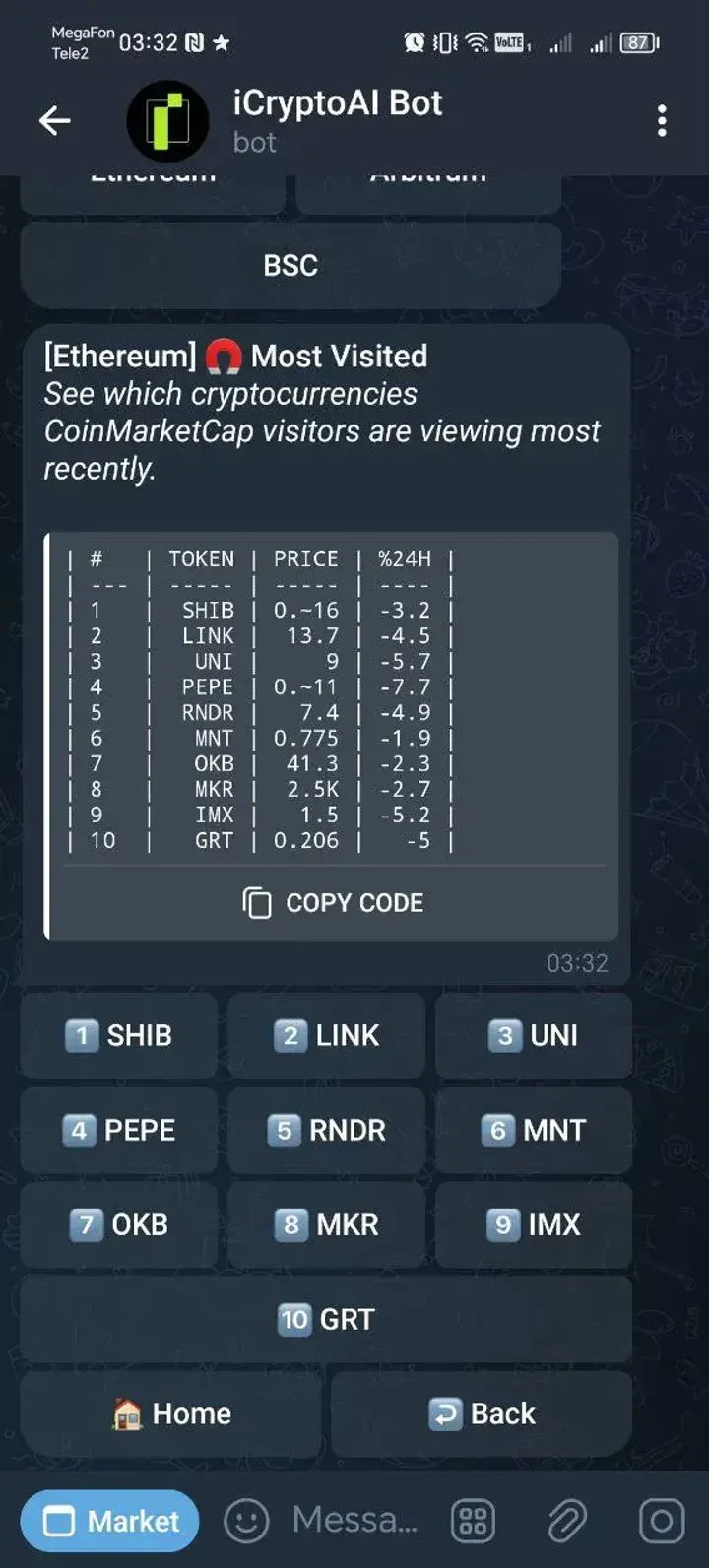 iCryptoAI Bot — Screenshot 6