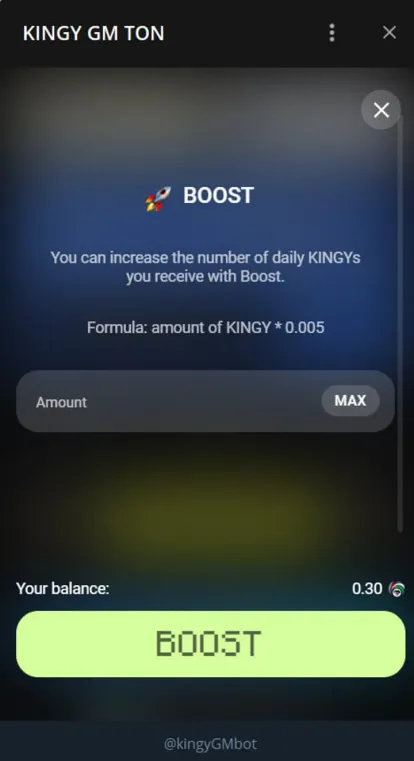 KINGY GM TON — Screenshot 1