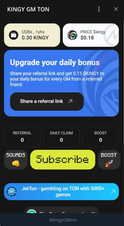 KINGY GM TON — Screenshot 3