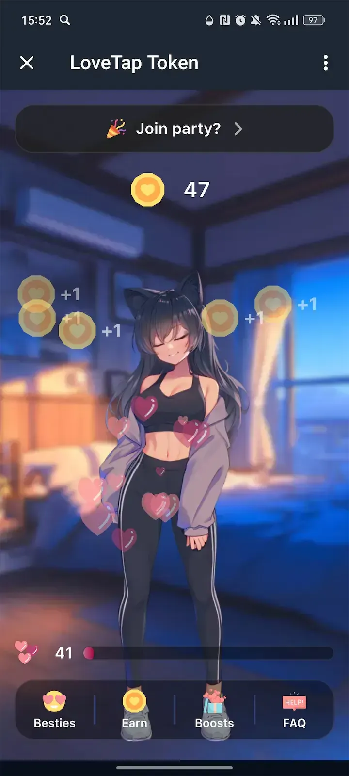 LoveTap Token — Screenshot 1