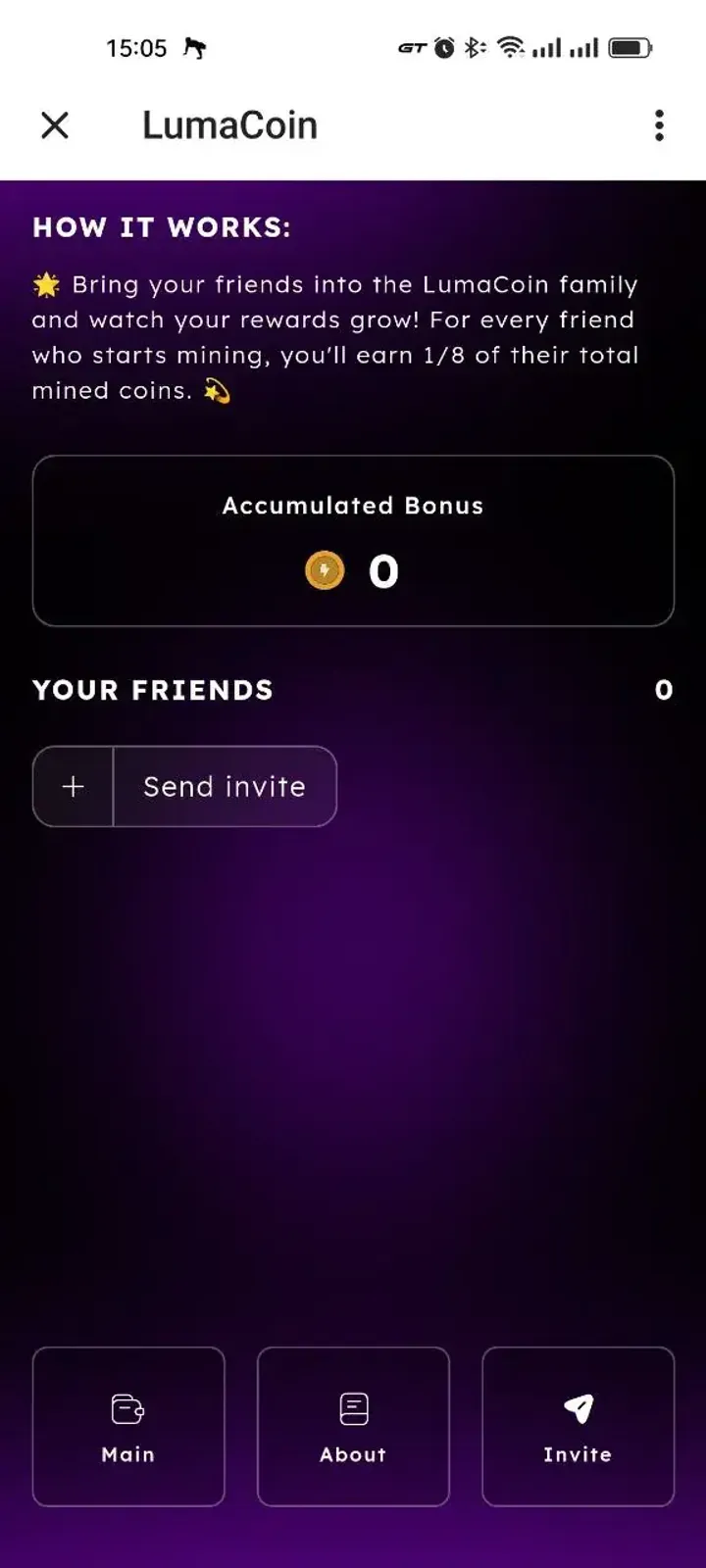 LumaCoin — Screenshot 1