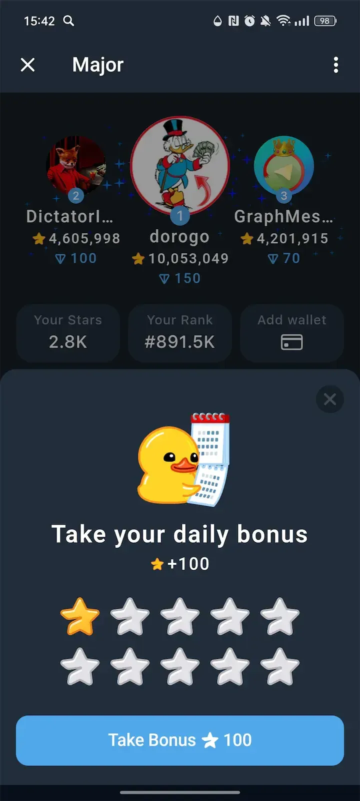 Major — Screenshot 1