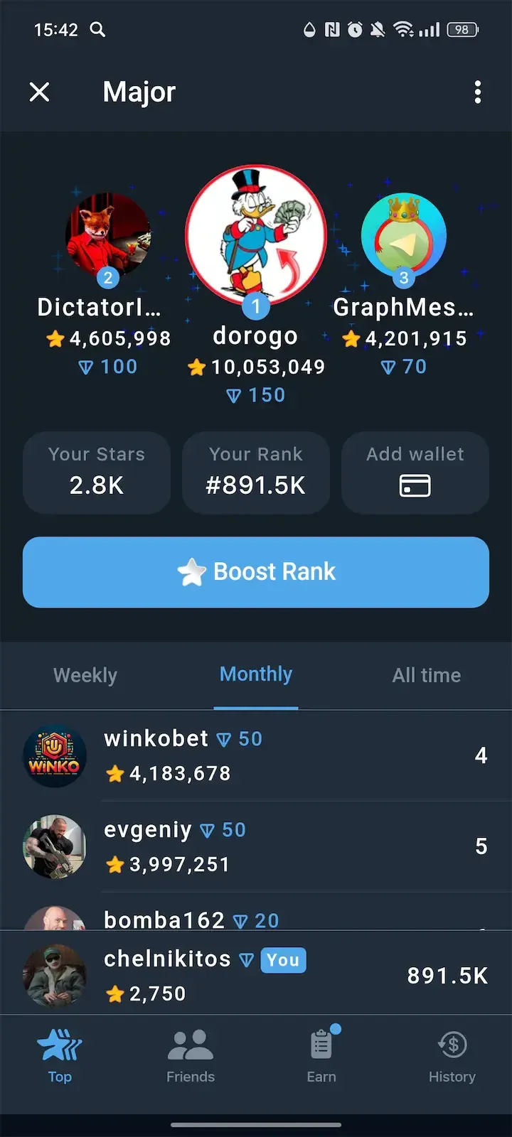 Major — Screenshot 2