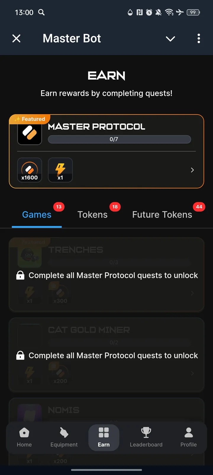 Master Bot — Screenshot 3