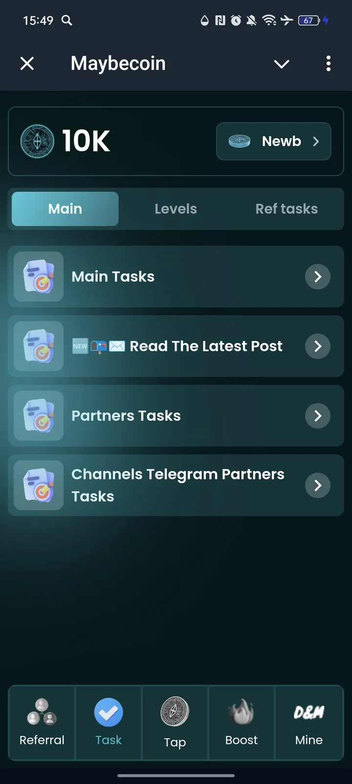 Maybecoin — Screenshot 2