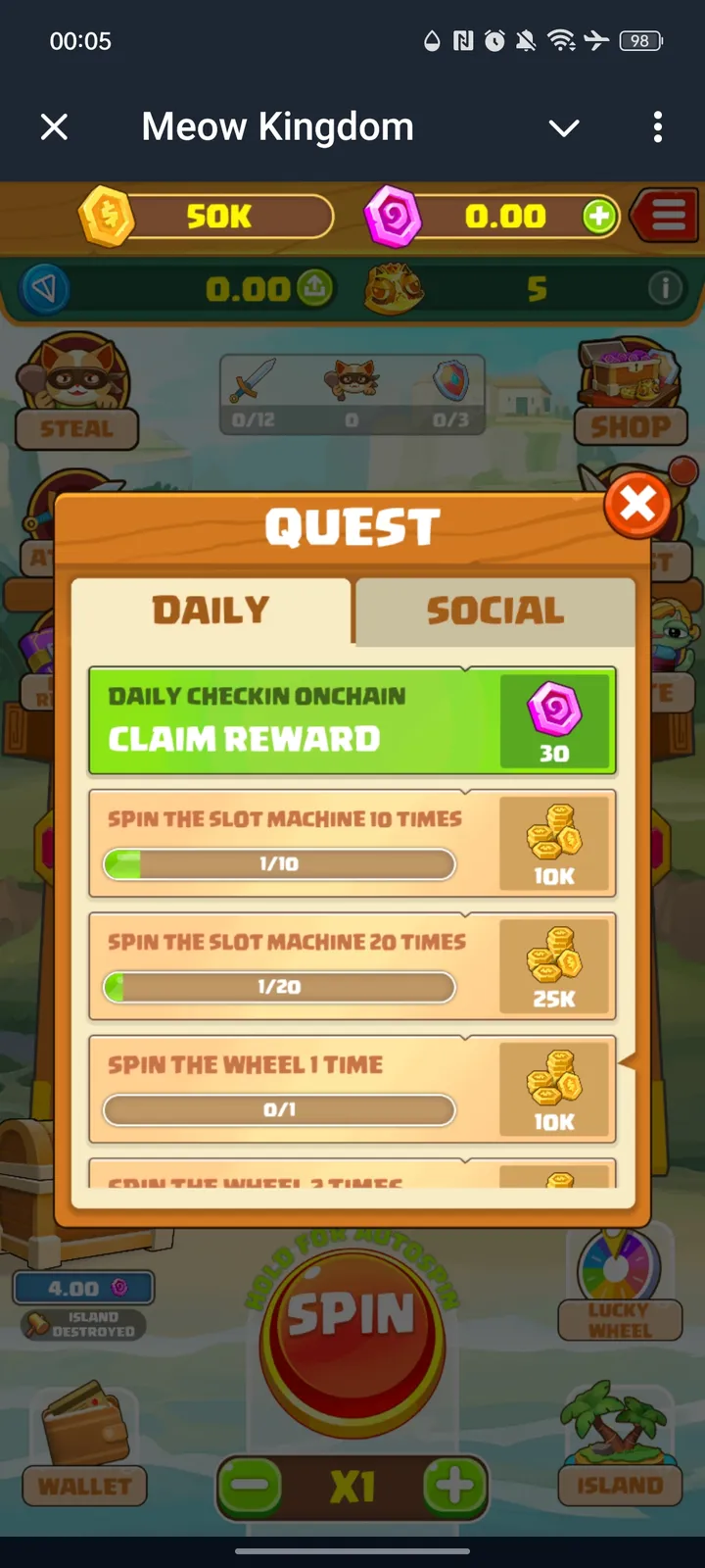 Meow Kingdom — Screenshot 2