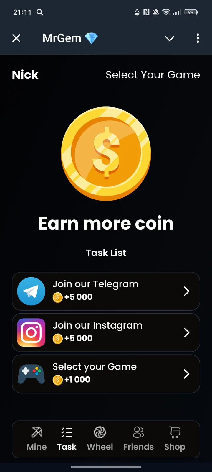 MrGem 💎 — Screenshot 2