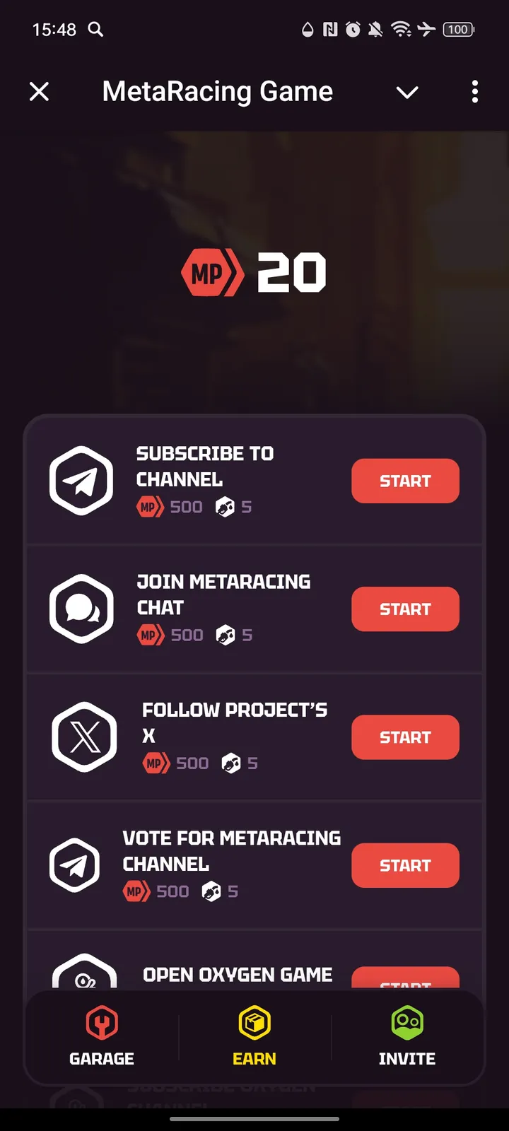 MetaRacing Game — Screenshot 2