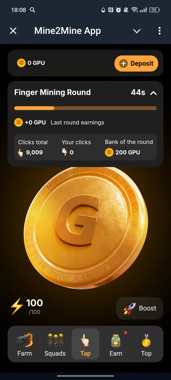 Mine2Mine App — Screenshot 3