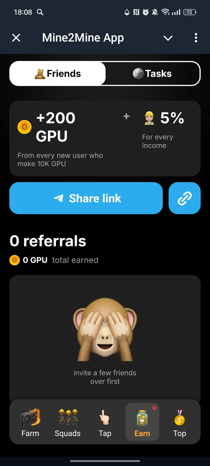 Mine2Mine App — Screenshot 4