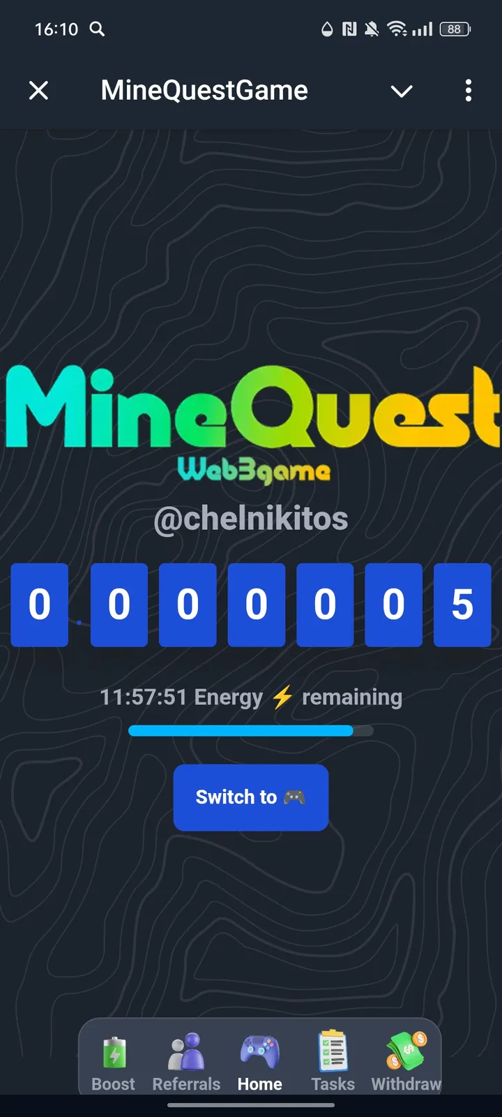 MineQuestGame — Screenshot 1