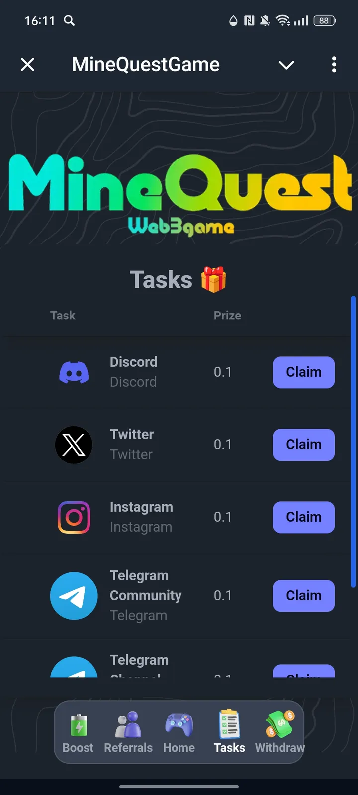 MineQuestGame — Screenshot 4