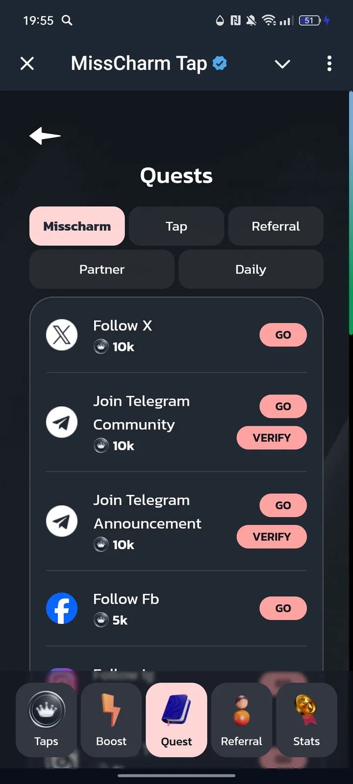 MissCharm Tap — Screenshot 3