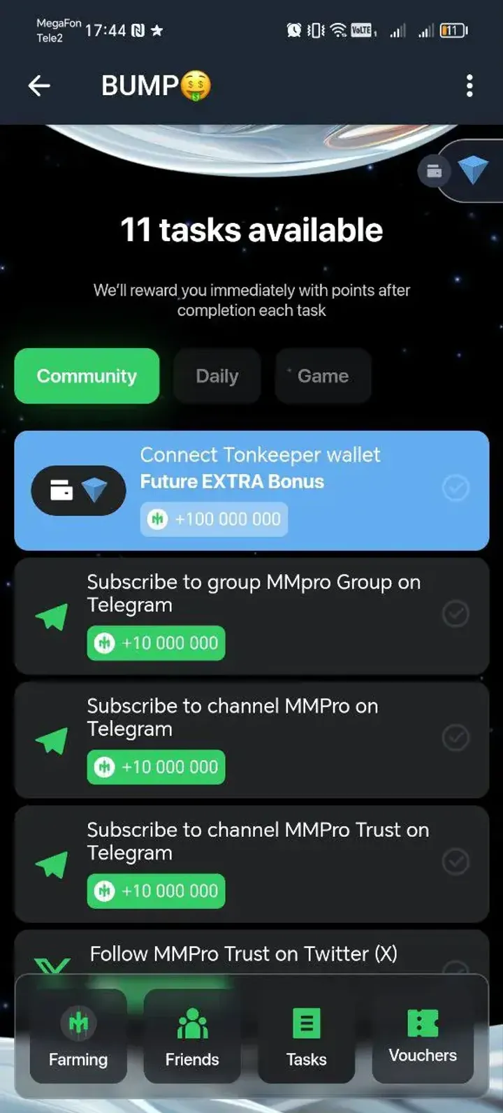 BUMP🤑 — Screenshot 2