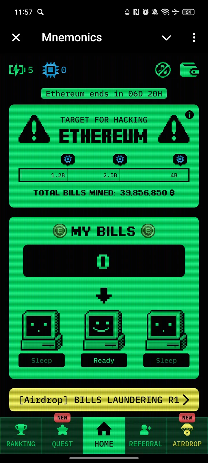 Mnemonics — Screenshot 1