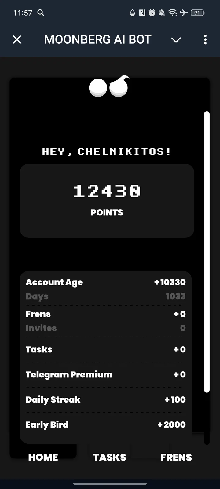 MOONBERG AI BOT — Screenshot 2