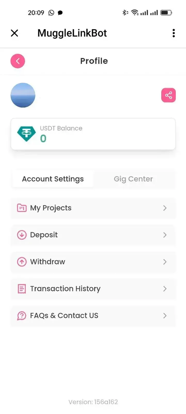 MuggleLinkBot — Screenshot 1