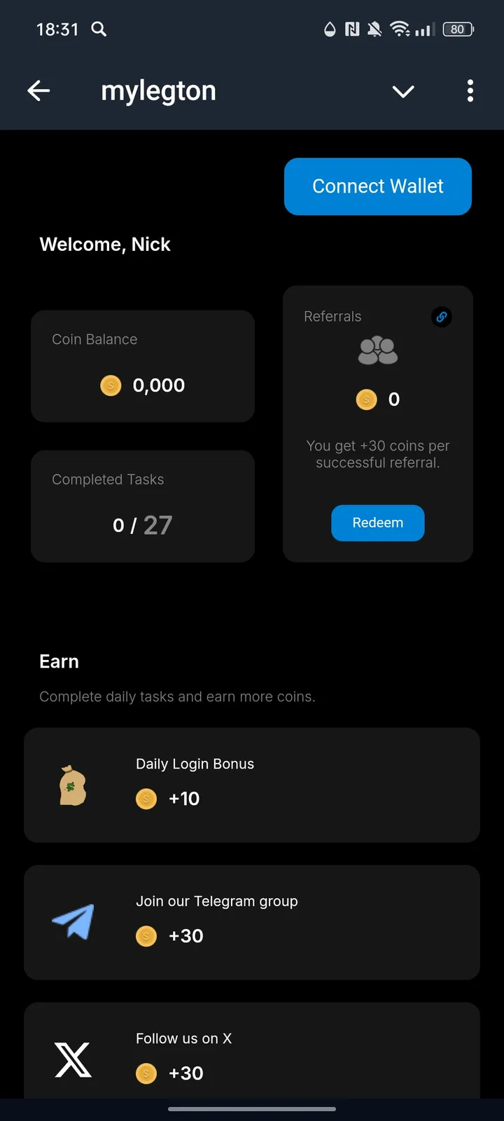 mylegton — Screenshot 2