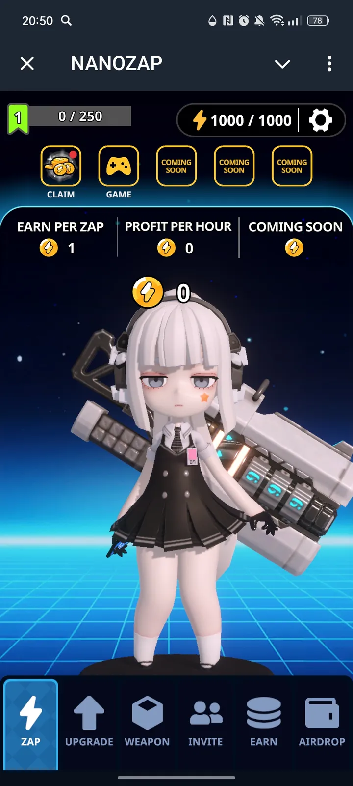 NANOZAP — Screenshot 1