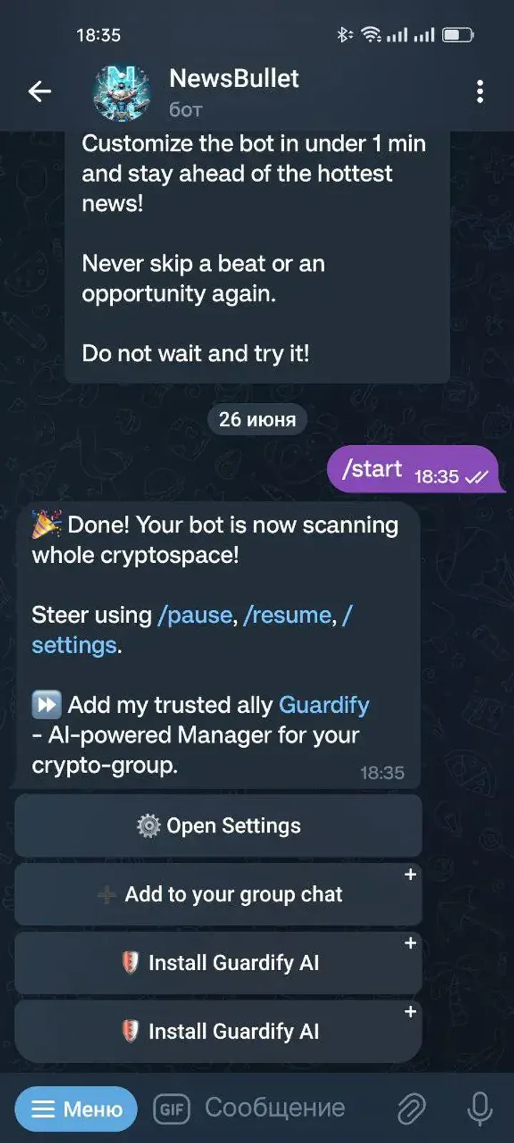 NewsBullet — Screenshot 3