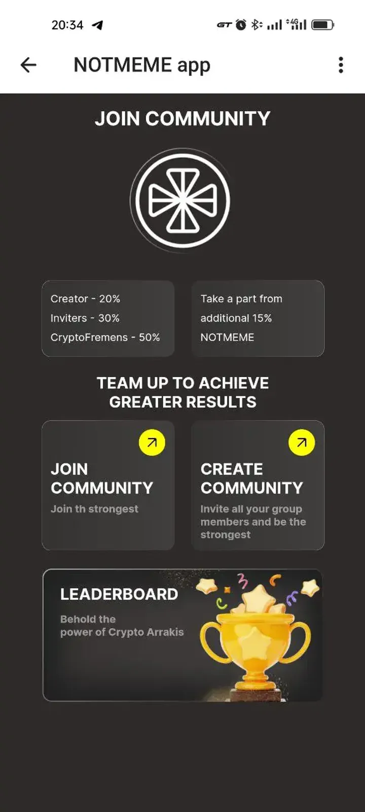 NOTMEME app — Screenshot 3