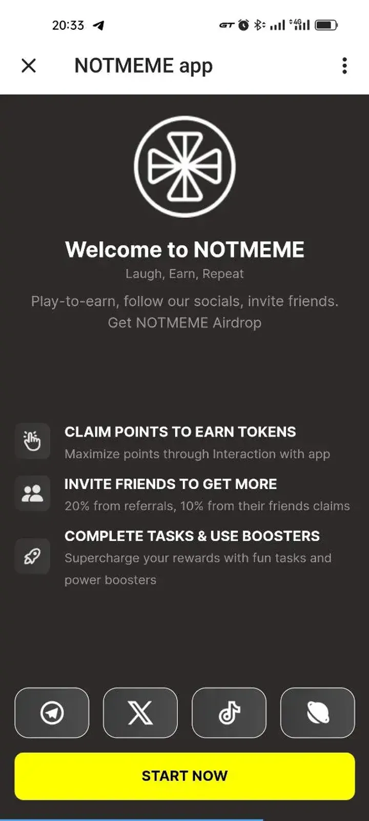 NOTMEME app — Screenshot 4