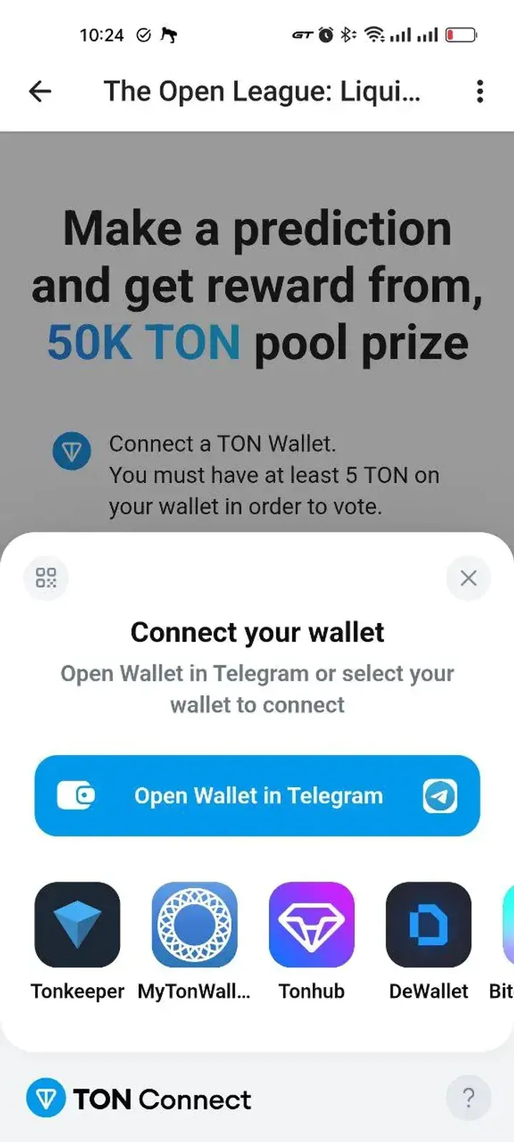 The Open League: Liquidity Pools — Screenshot 3