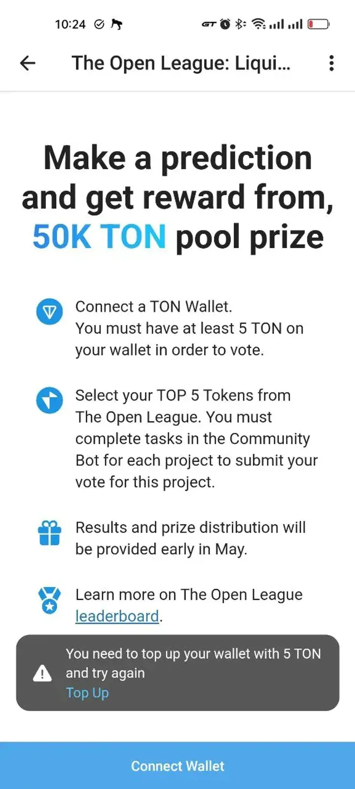 The Open League: Liquidity Pools — Screenshot 4