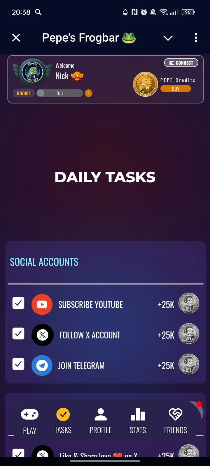 Pepe's Frogbar 🐸 — Screenshot 2