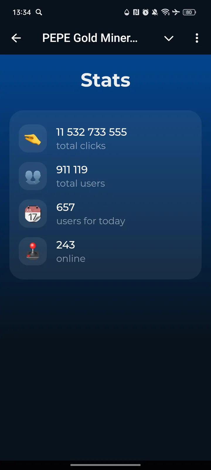 PEPE Gold Miner Bot — Screenshot 5