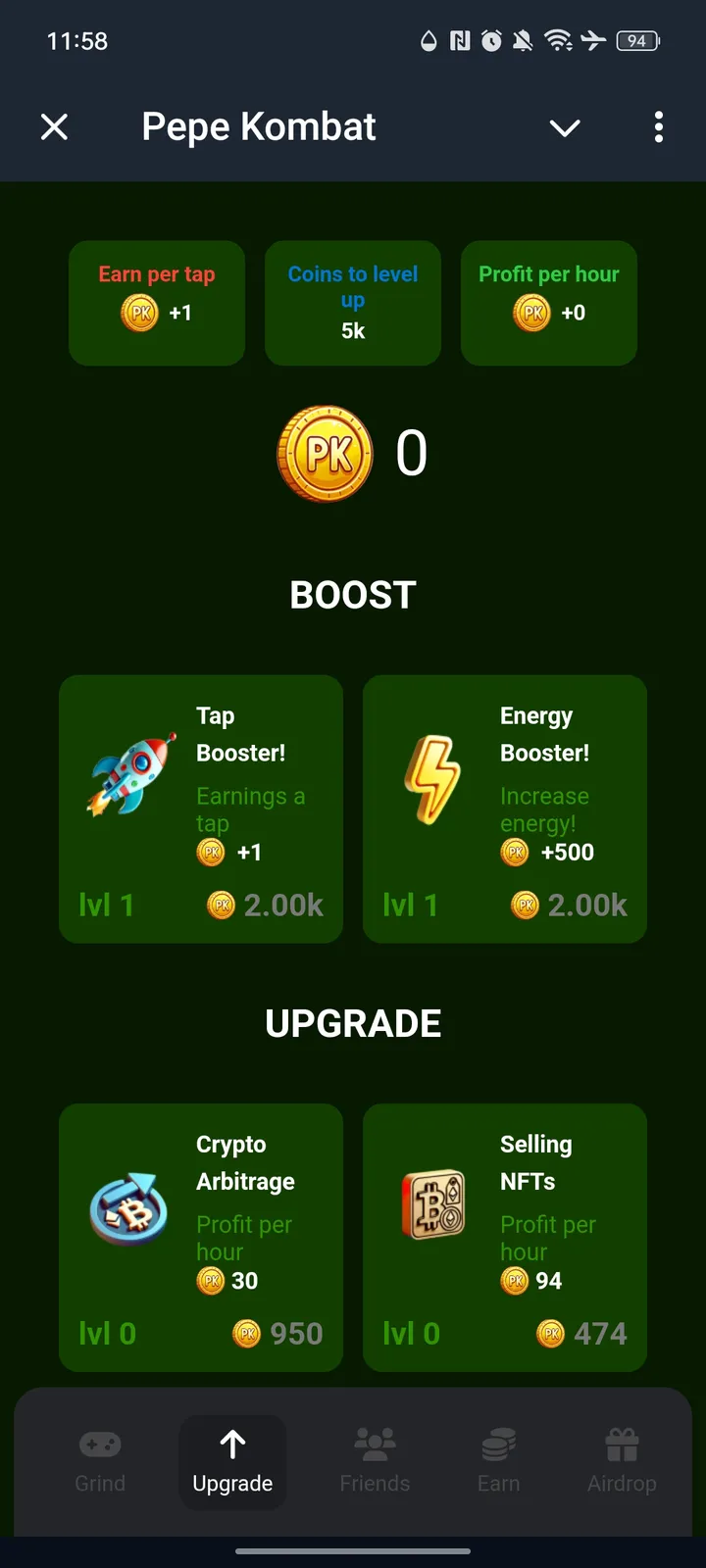 Pepe Kombat — Screenshot 2