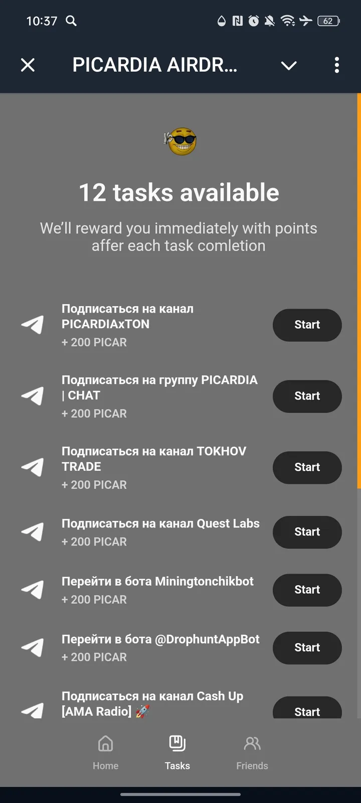 PICARDIA AIRDROP — Screenshot 2