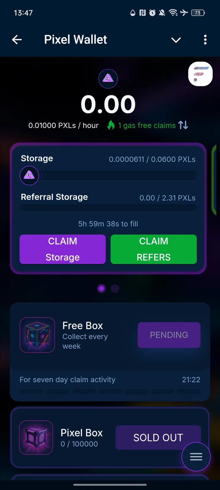 Pixel Wallet — Screenshot 2
