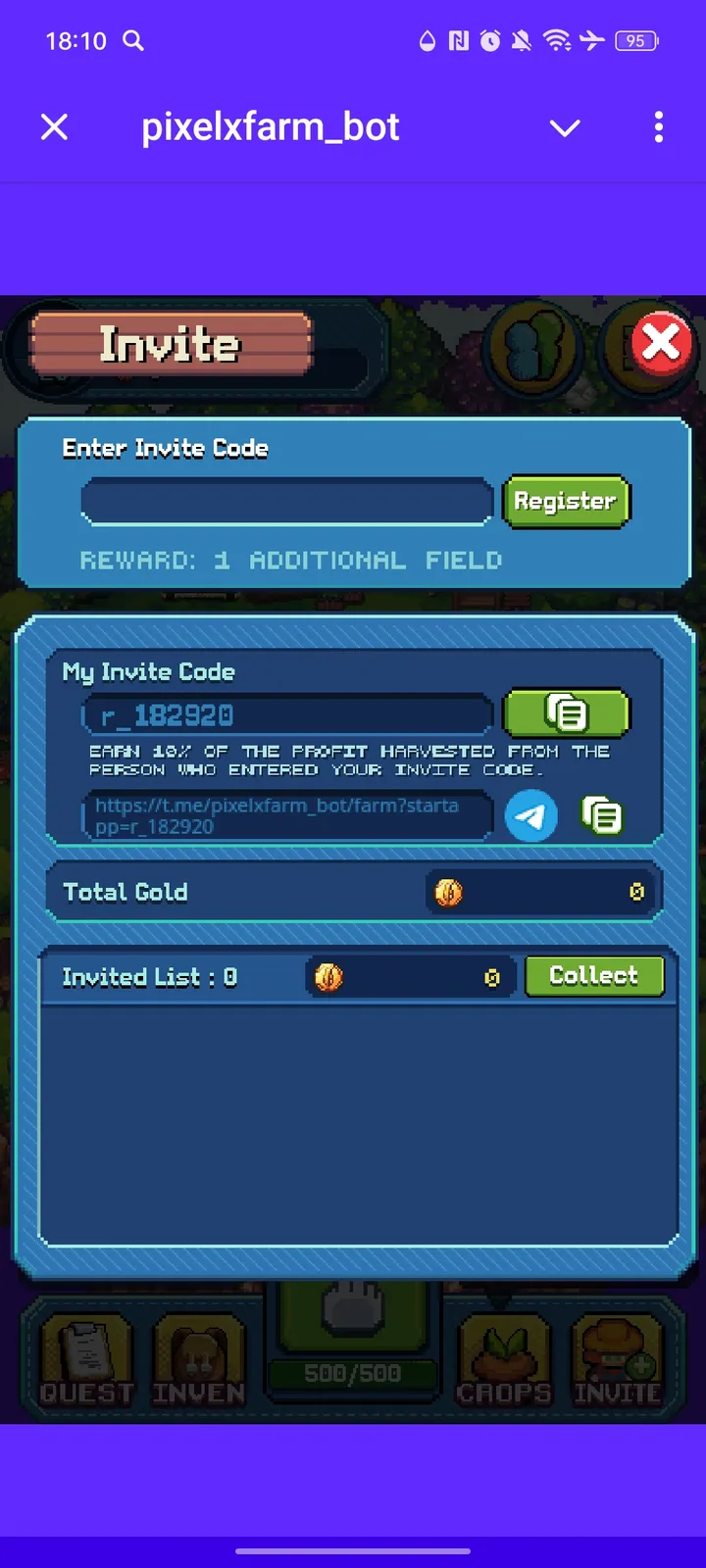 pixelxfarm_bot — Screenshot 3