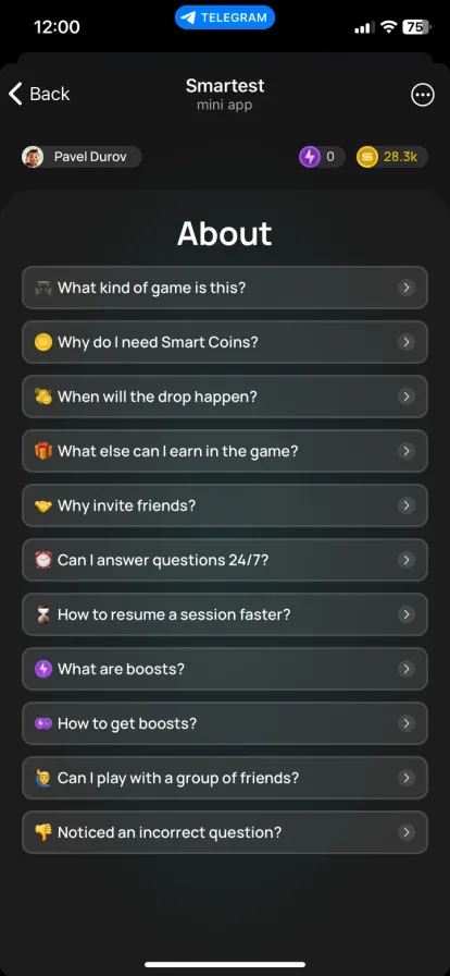 Smartest — Screenshot 2