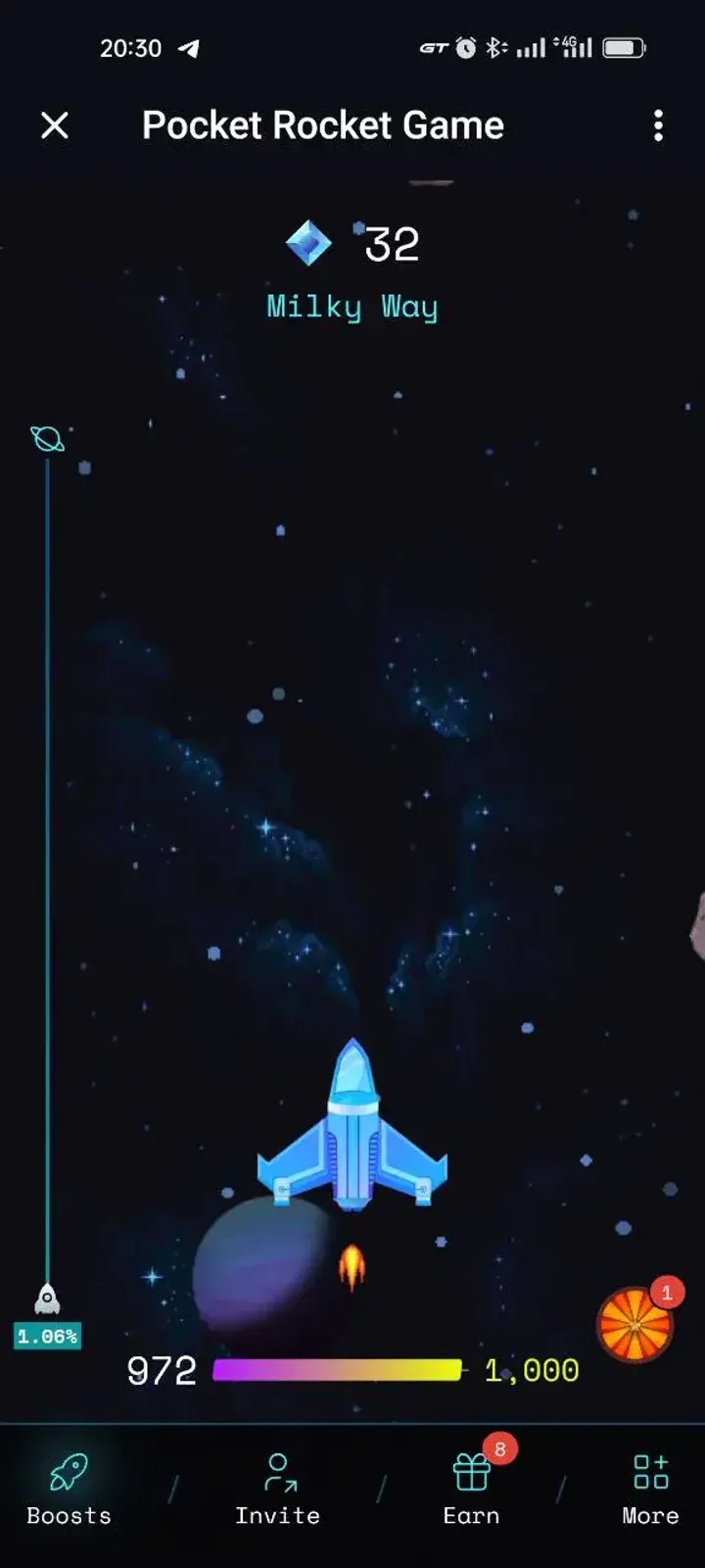 Pocket Rocket Game — Screenshot 3