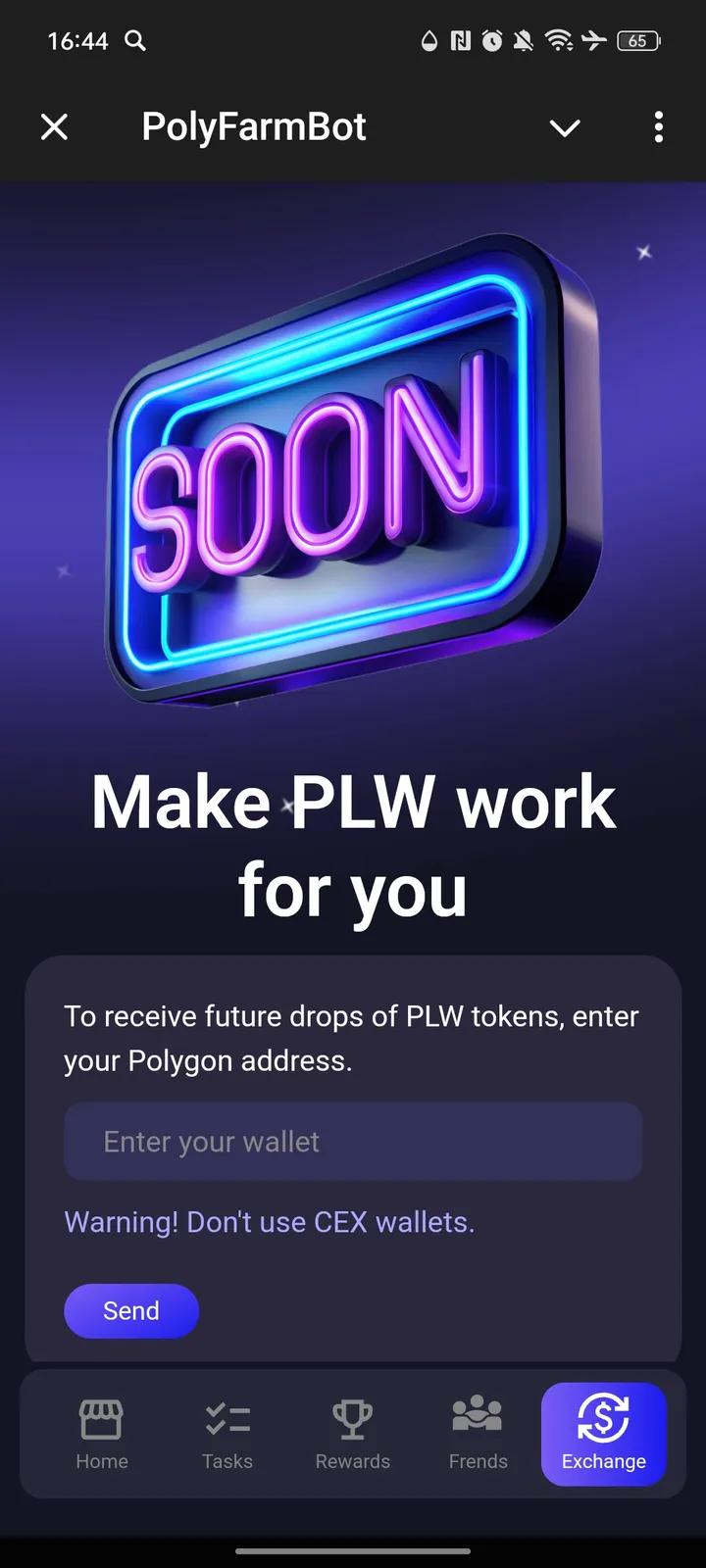 PolyFarmBot — Screenshot 5