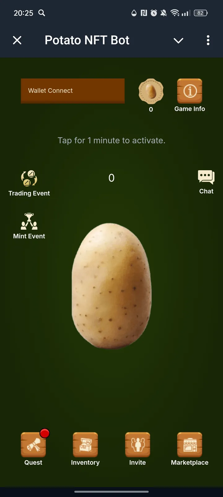 Potato NFT Bot — Screenshot 1