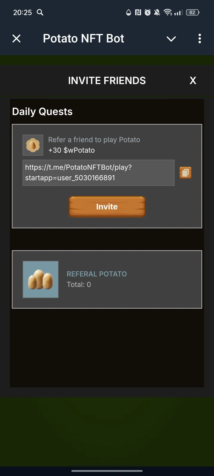 Potato NFT Bot — Screenshot 3