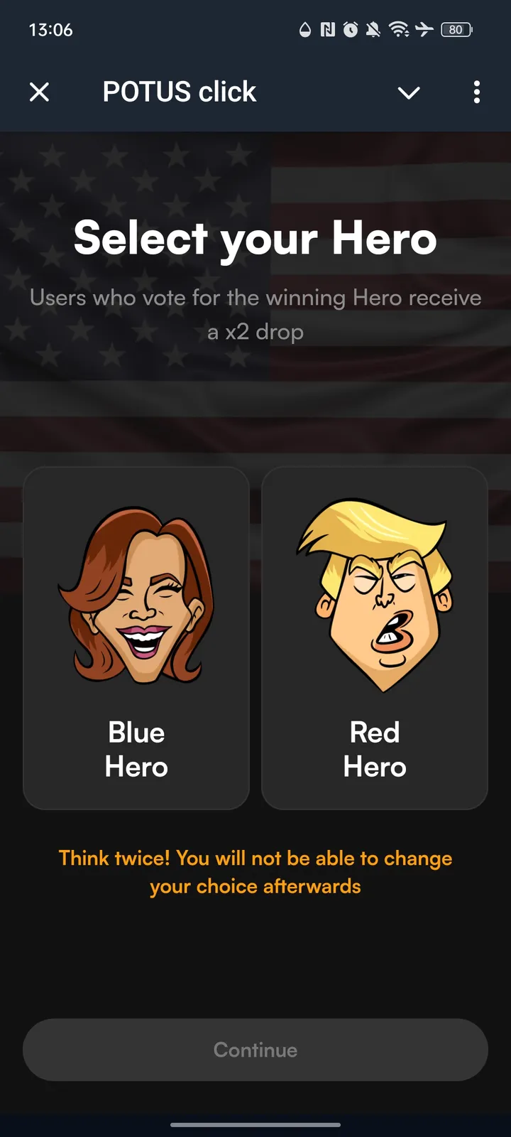 POTUS click — Screenshot 1