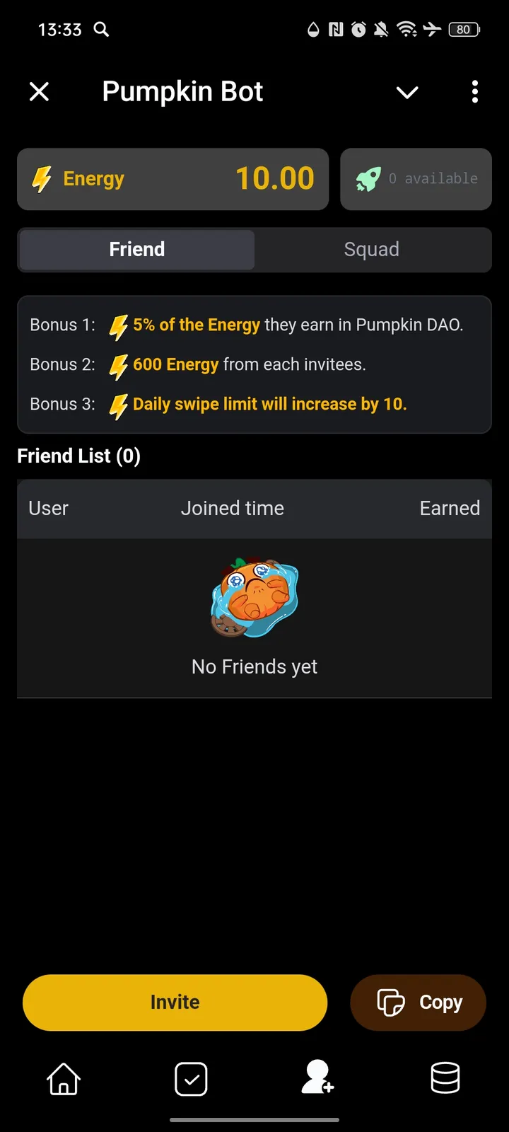 Pumpkin Bot — Screenshot 3