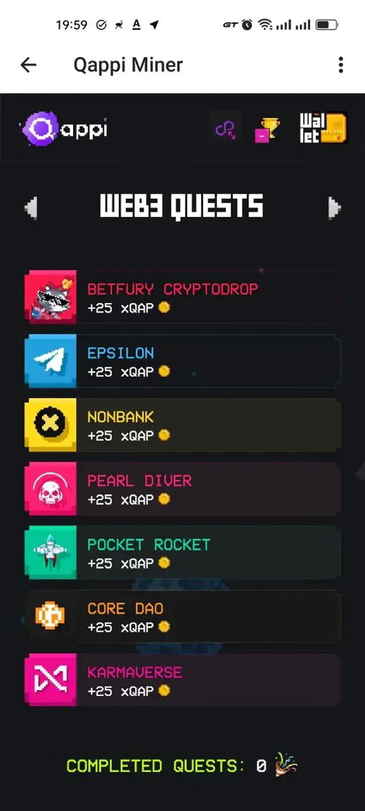 Qappi Miner — Screenshot 3