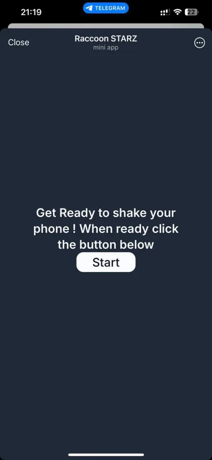 Raccoon STARZ — Screenshot 1