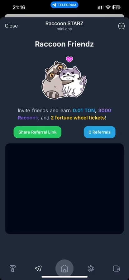 Raccoon STARZ — Screenshot 4