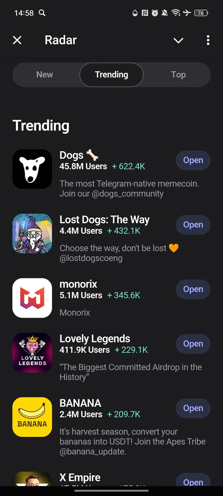 Radar — Screenshot 2