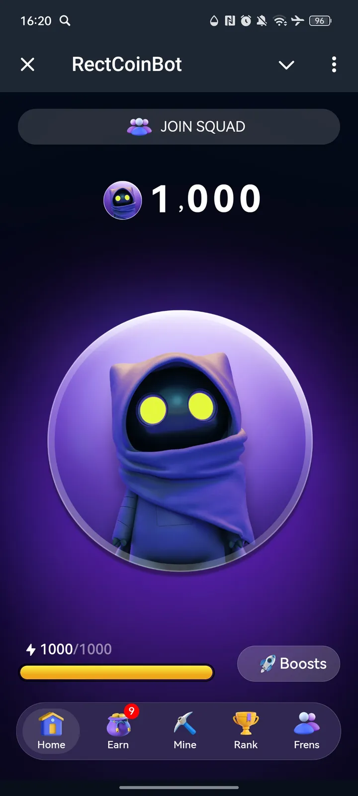 RectCoinBot — Screenshot 1