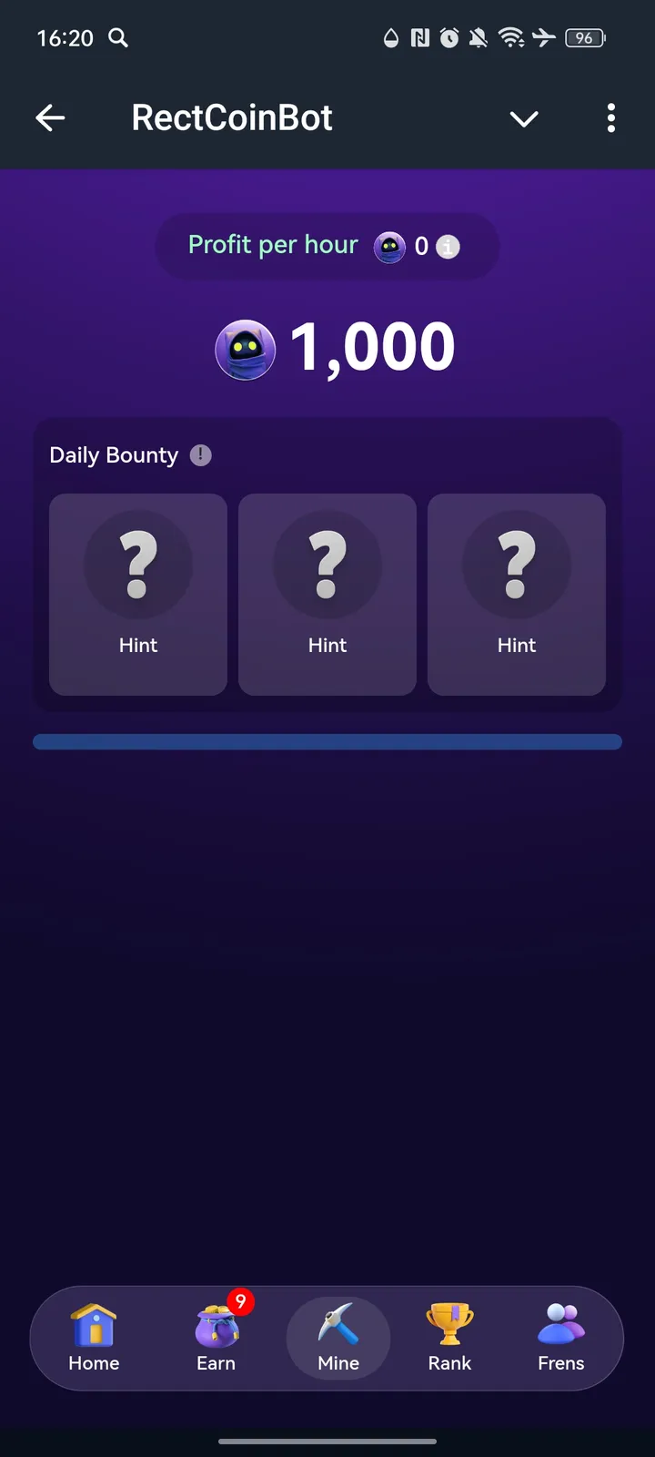 RectCoinBot — Screenshot 3